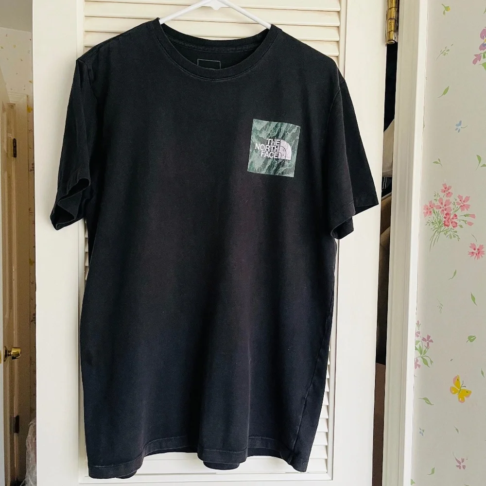 The North Face Black Camo Box Logo Cotton Size L